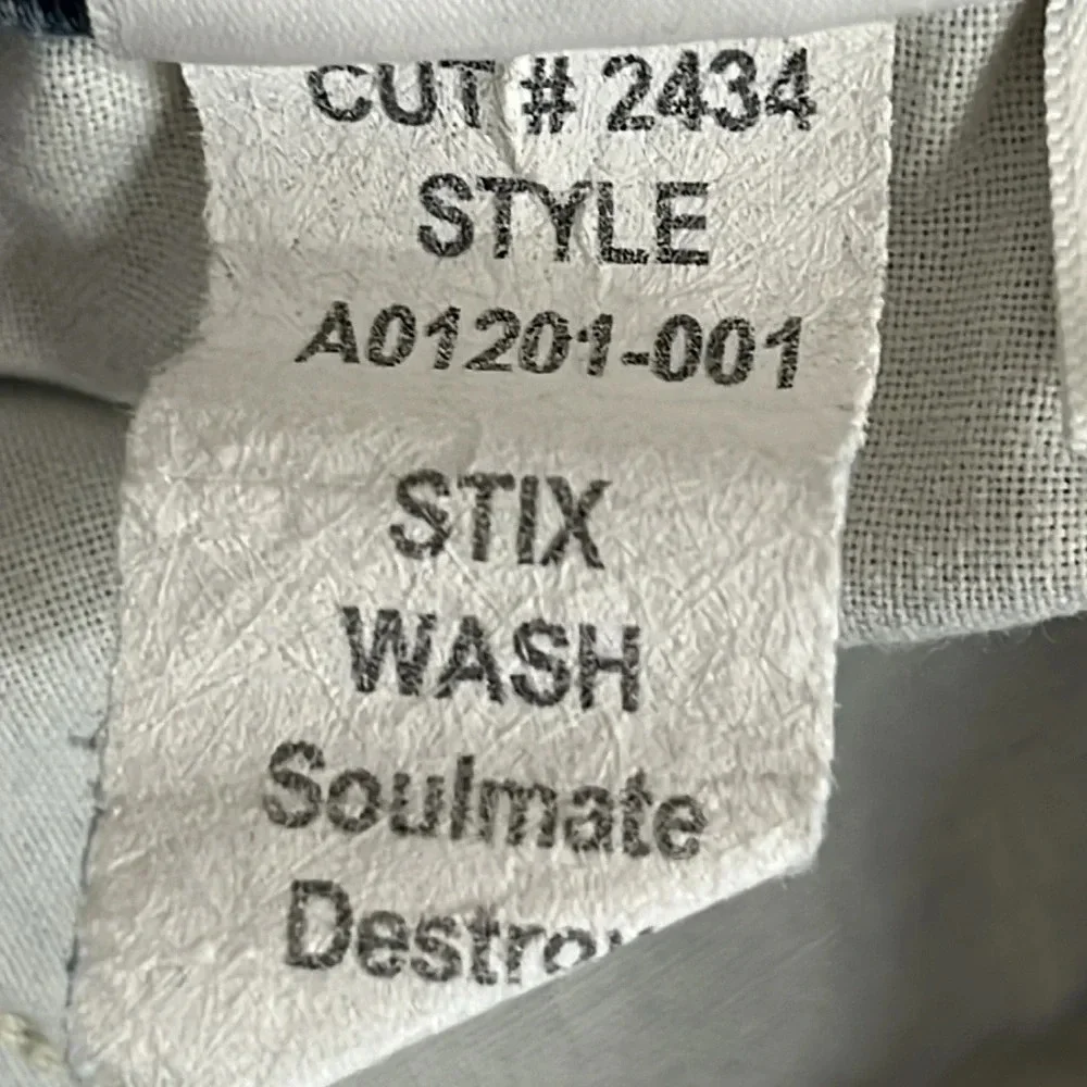 AMO Stix Skinny Distressed Jeans in Soulmate Destroy - Size 28 - Picture 10 of 10